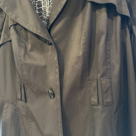 Via spiga water-resistant single breasted trench with hood - Picture 9 of 9